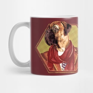 Hipster Bullmastiff Mug